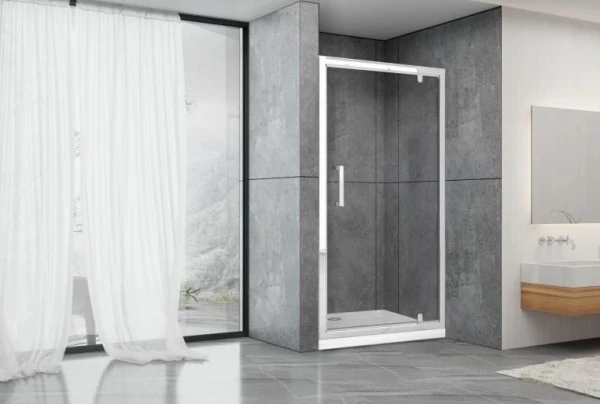 Душові двері в нішу Dusel FА-516 розпашні скло прозоре (90х190 см) - фото 1
