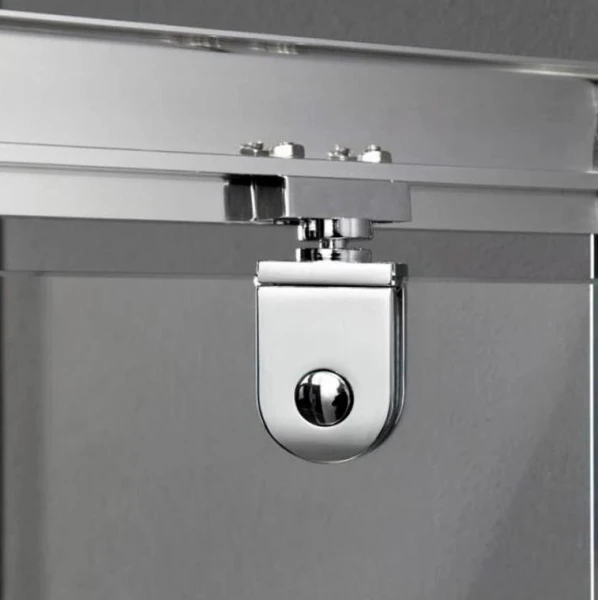 Душові двері в нішу Dusel FА-516 розпашні скло прозоре (90х190 см) - фото 3